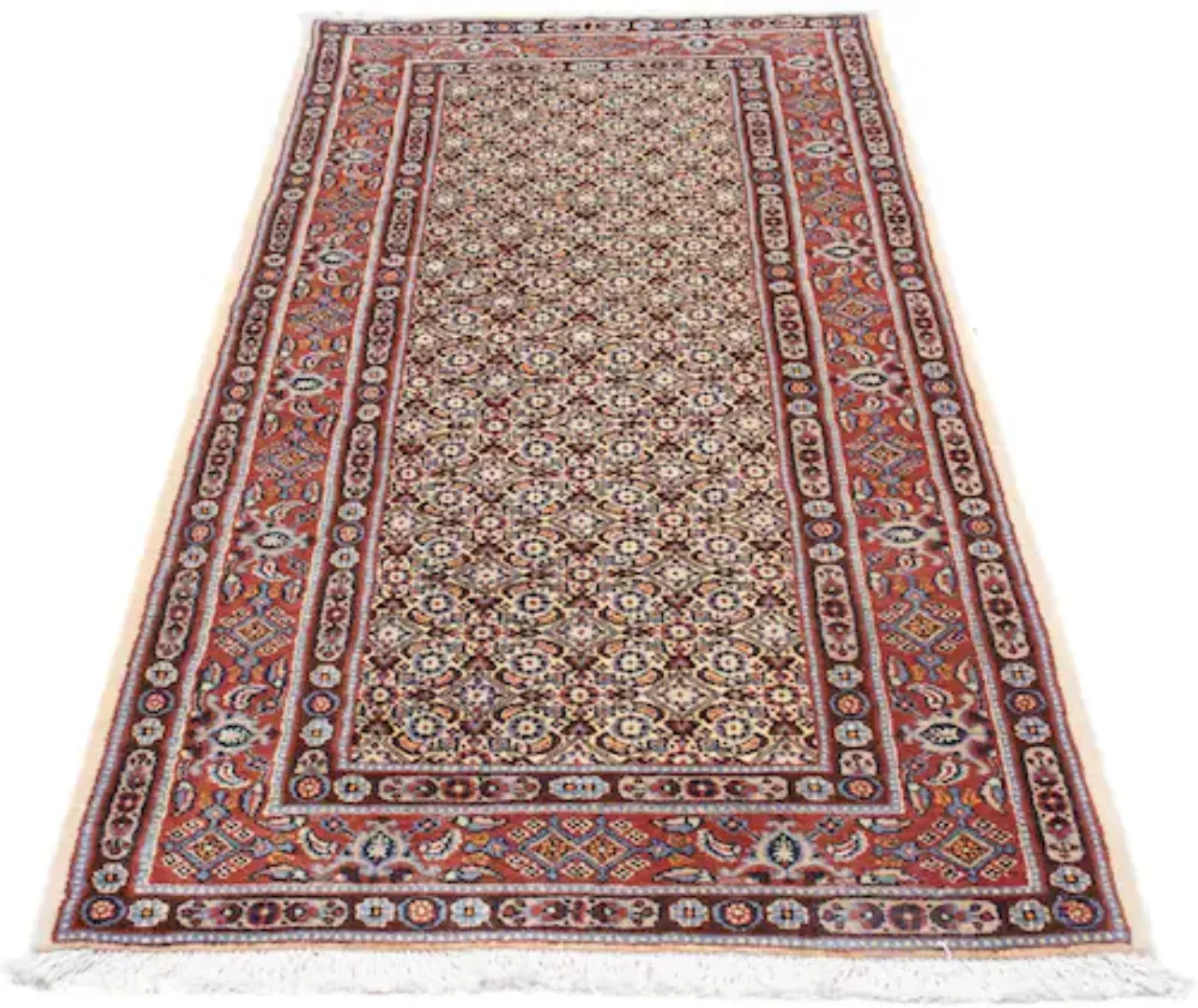 morgenland Wollteppich »Moud Medaillon Beige 260 x 174 cm«, rechteckig, 10 günstig online kaufen