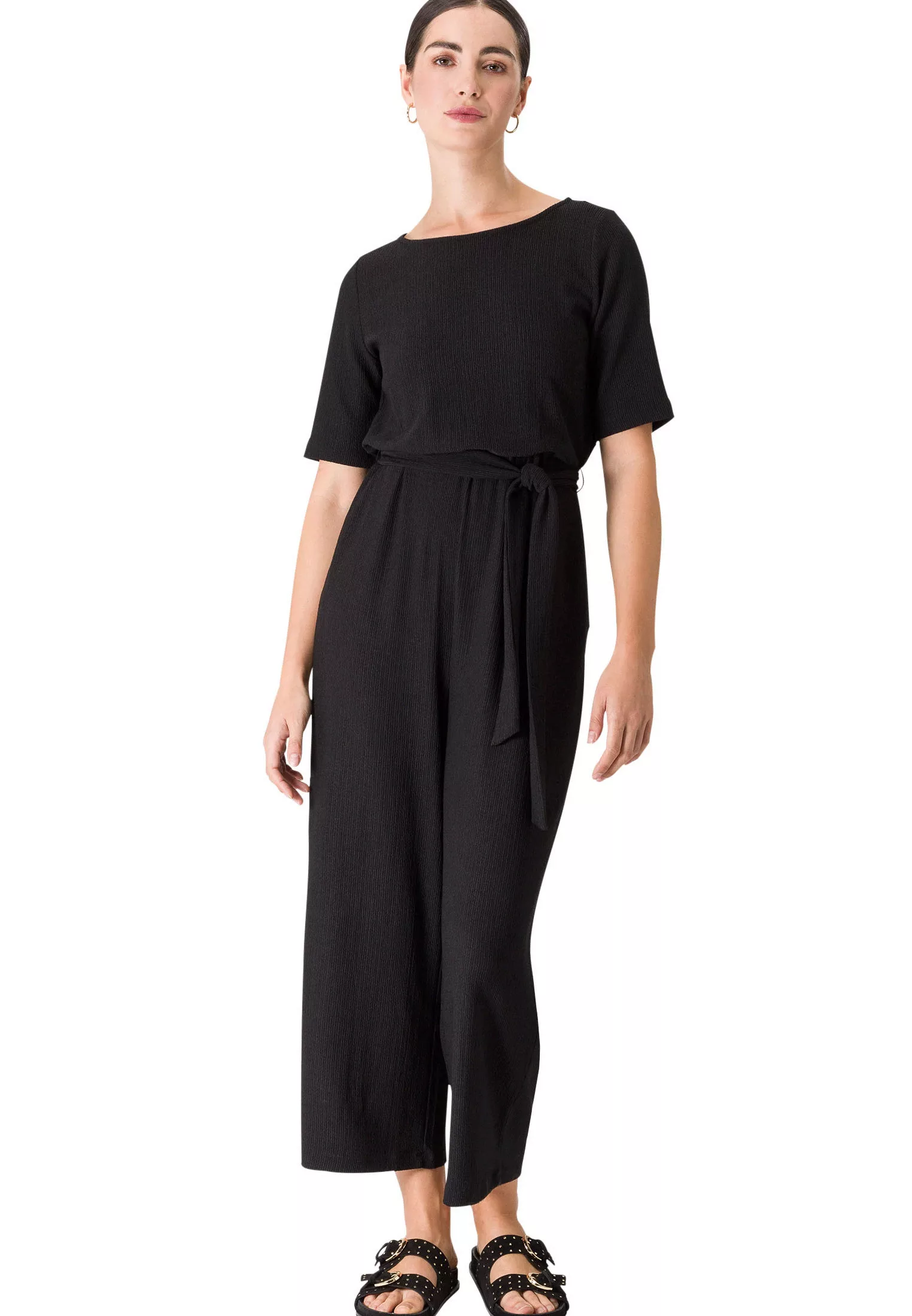 Zero Overall "zero Jumpsuit Musselin mit Bindegürtel", (1 tlg.), Gürtel günstig online kaufen