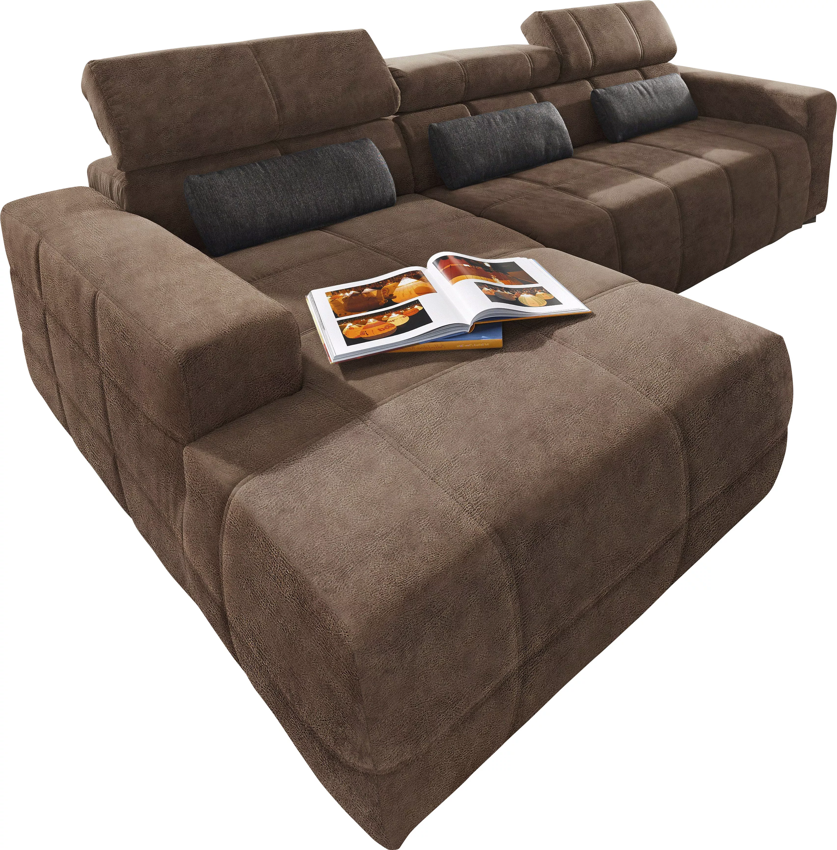 DOMO collection Ecksofa »Brandon große Ausführung B/T/H: 289/177/80 cm, auc günstig online kaufen