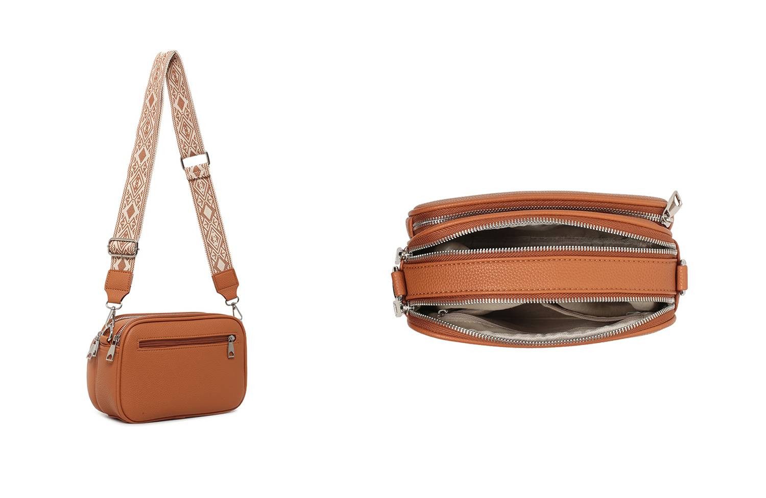 ITALYSHOP24 Schultertasche Damen Bodybag Umhängetasche Brusttasche günstig online kaufen