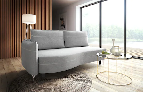 exxpo - sofa fashion Loungesofa, Schlafsofa mit Bettfunktion und Bettkasten günstig online kaufen