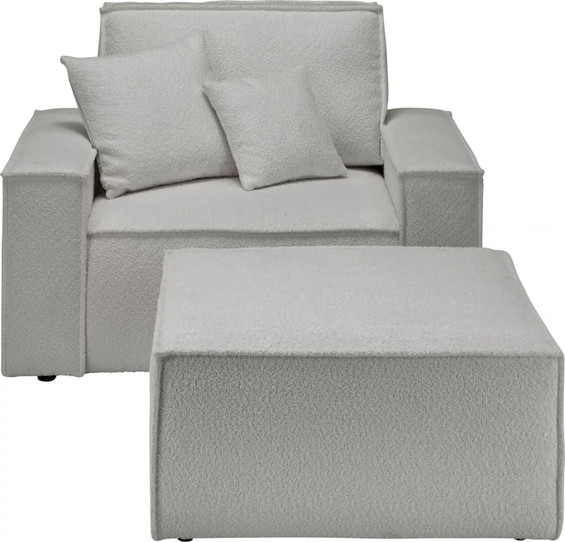 andas Loveseat »Finnley«, (2 St.), Loveseat und Hocker im Set, passend zur günstig online kaufen