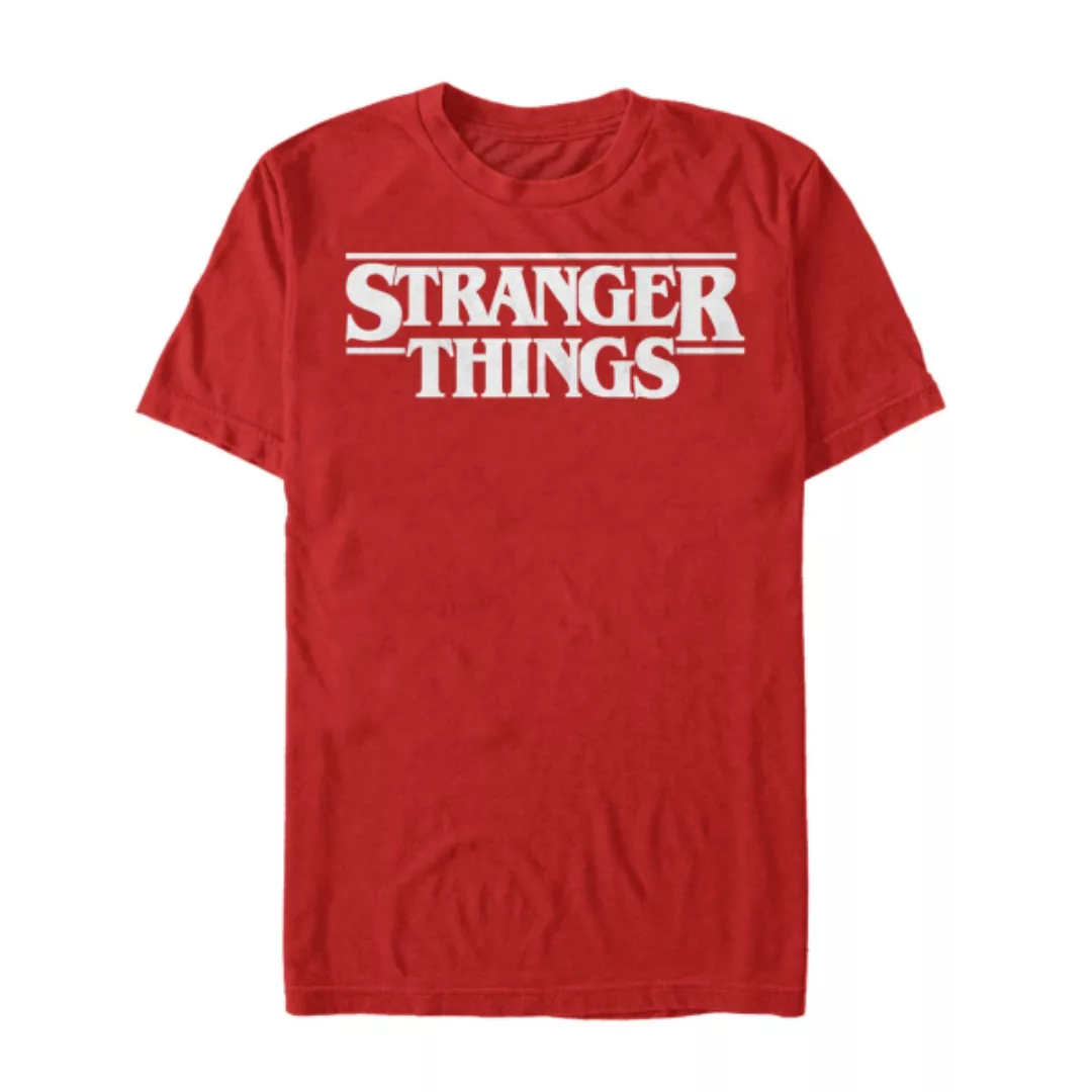 Netflix - Stranger Things - Logo - Männer T-Shirt günstig online kaufen