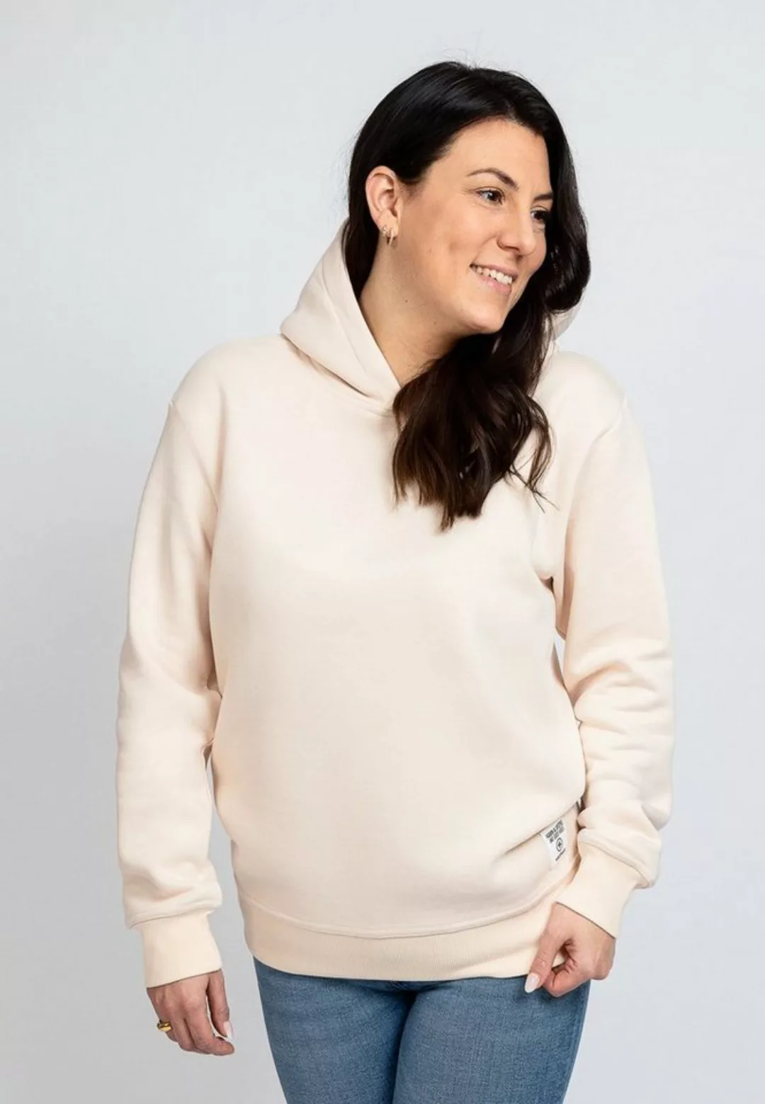 salzhaut Kapuzenpullover Damen Pullover Käukäu - Pulli mit Kapuze und Rücke günstig online kaufen