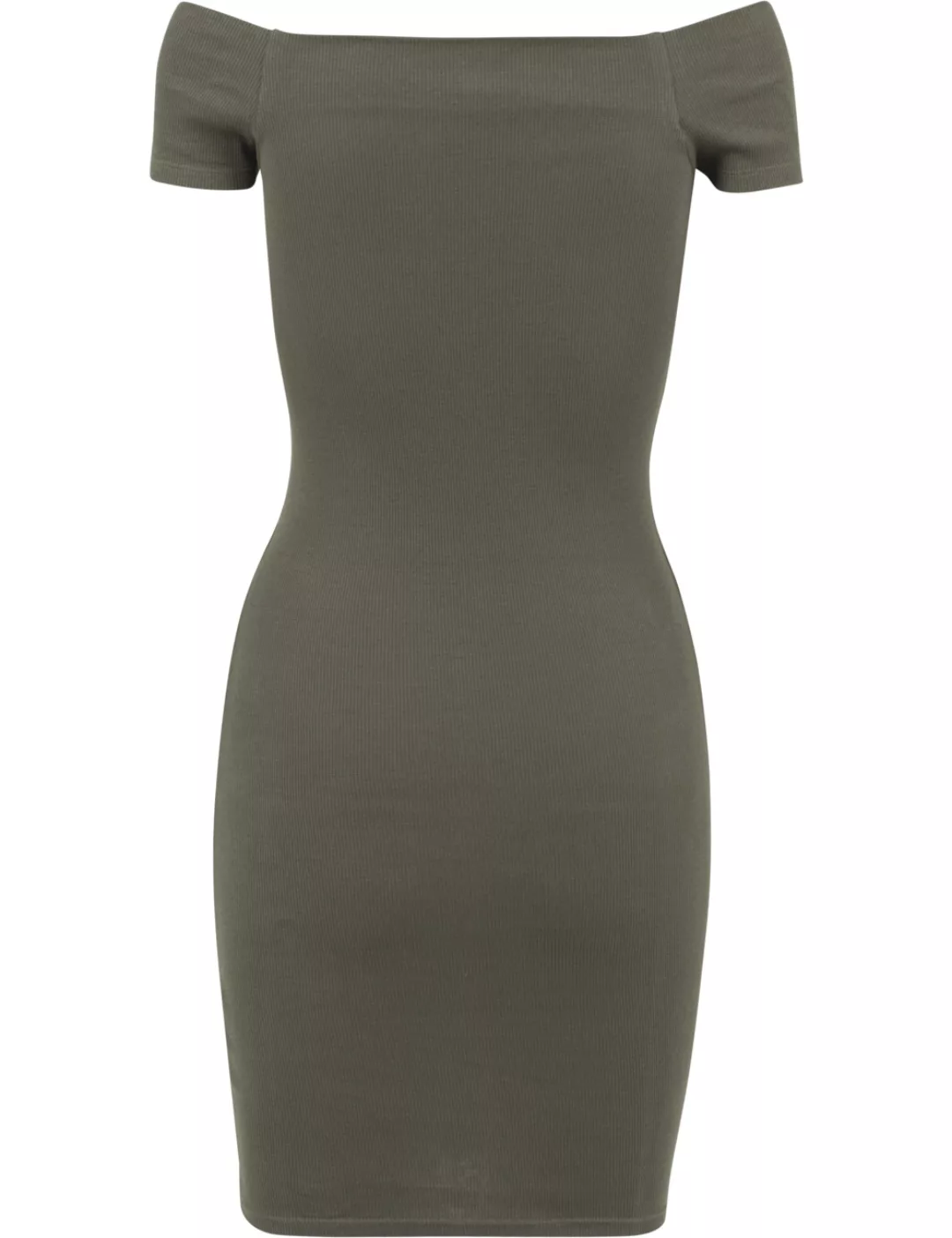Urban Classics Damen Kleid Ladies Off Shoulder Rib Dress günstig online kaufen