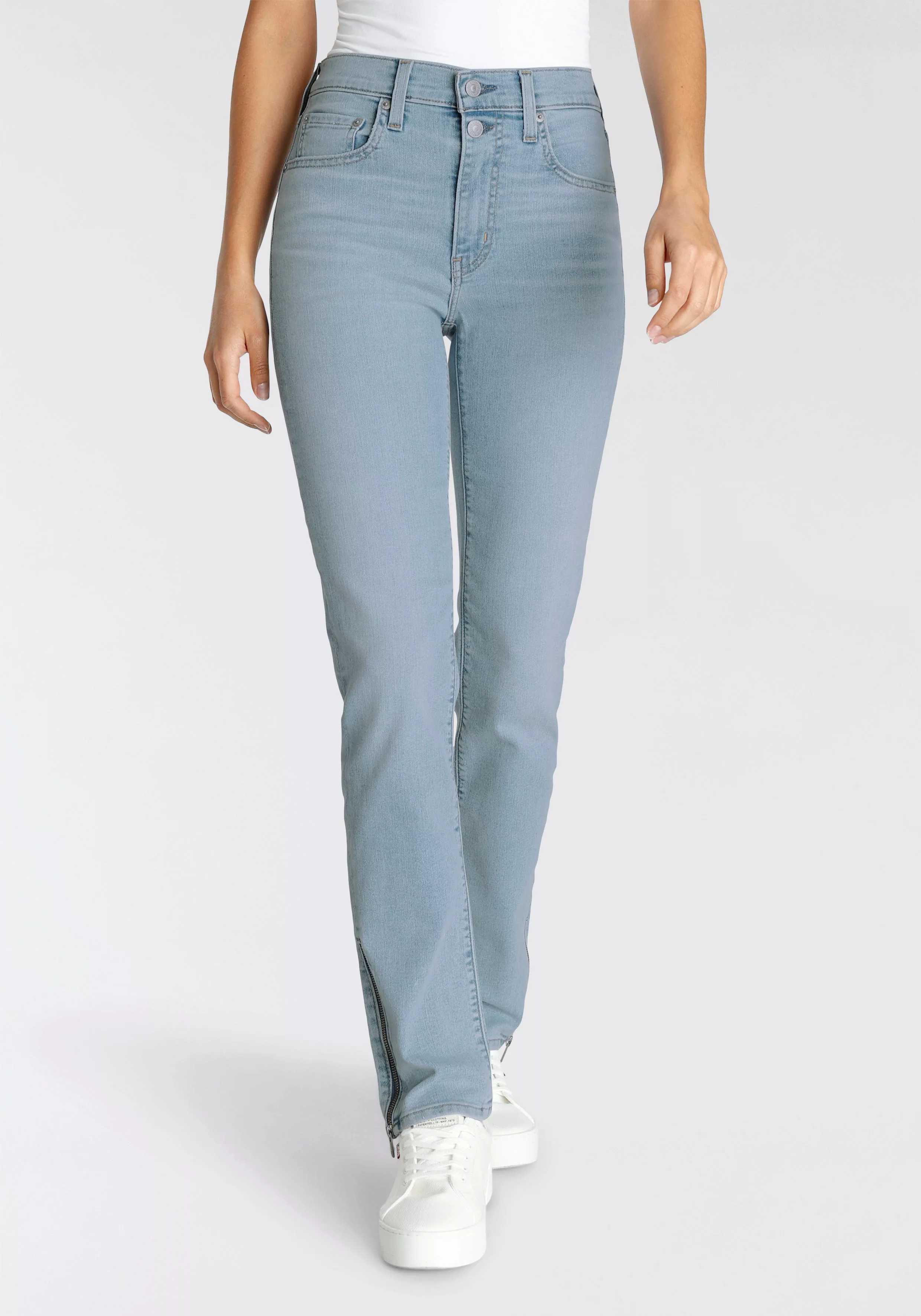 Levis 5-Pocket-Jeans "724 BUTTON SHANK", mit Reisverschlussdetail am Saum günstig online kaufen