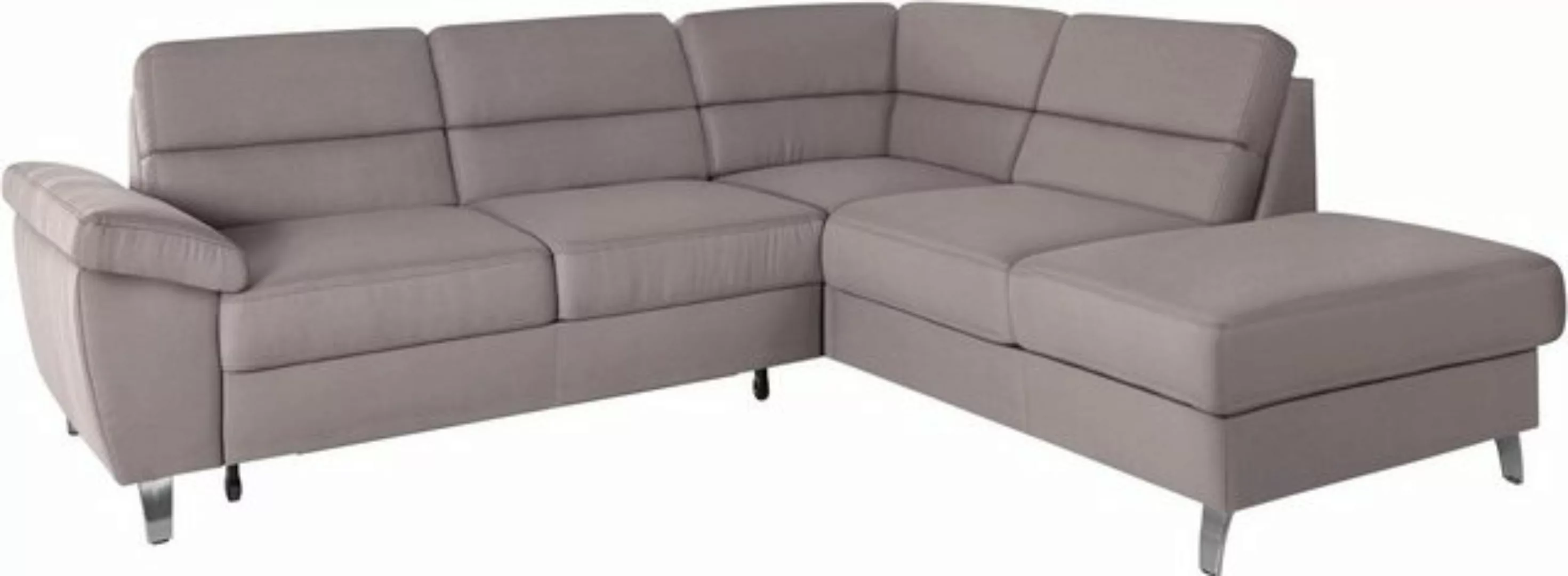 sit&more Ecksofa "Sorano L-Form", wahlweise mit Bettfunktion und Bettkasten günstig online kaufen