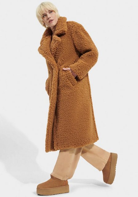 UGG Fellimitatmantel W GERTRUDE LONG TEDDY COAT günstig online kaufen