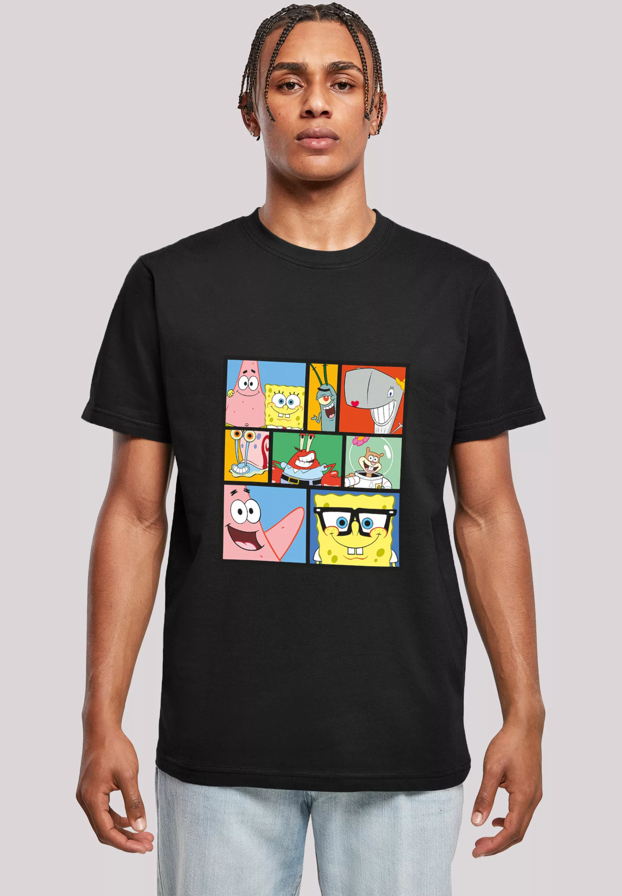 F4NT4STIC T-Shirt "Spongebob Schwammkopf Collage", Herren,Premium Merch,Reg günstig online kaufen