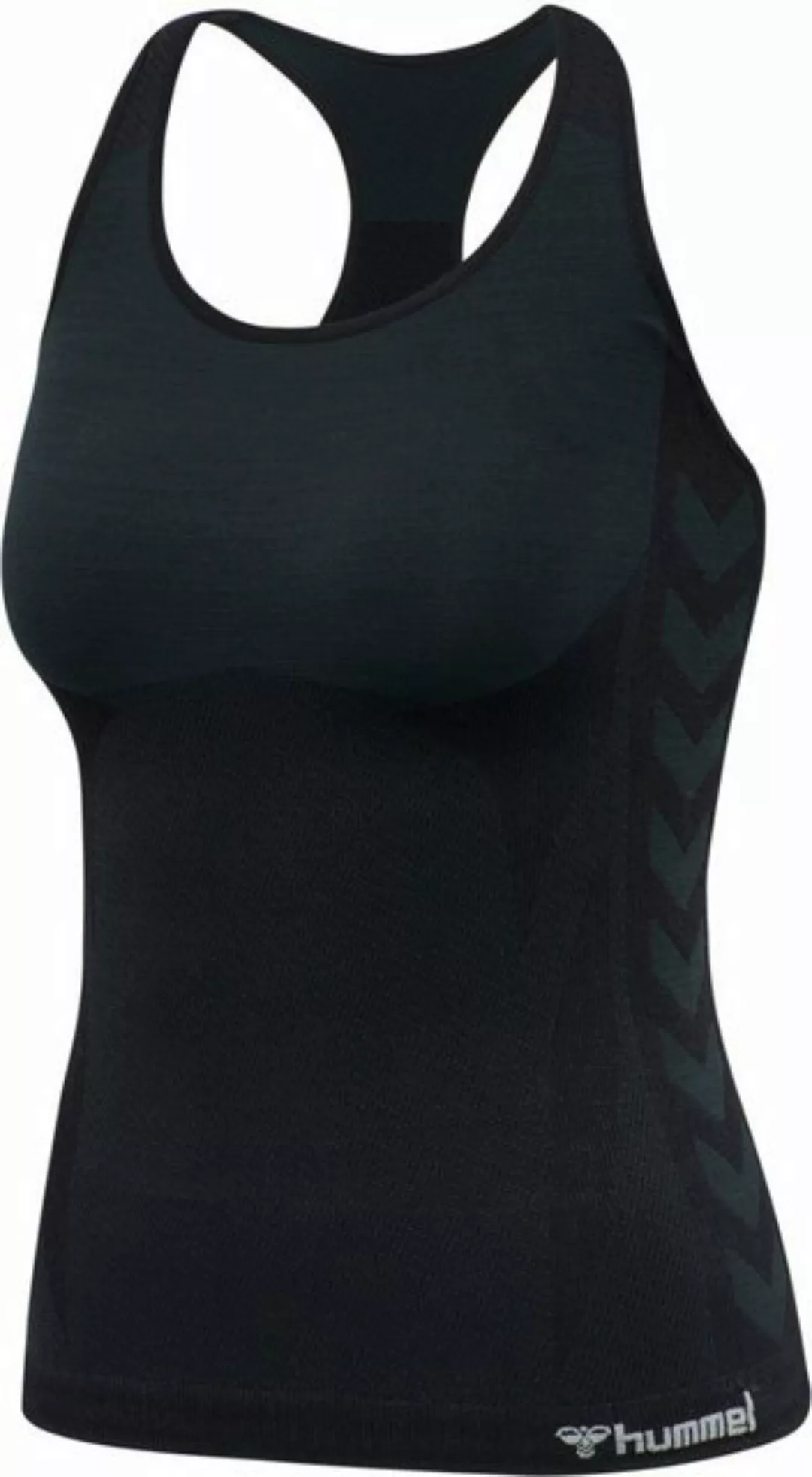 Hummel Cleaa Seamless Ärmelloses T-shirt XS Black Melange günstig online kaufen