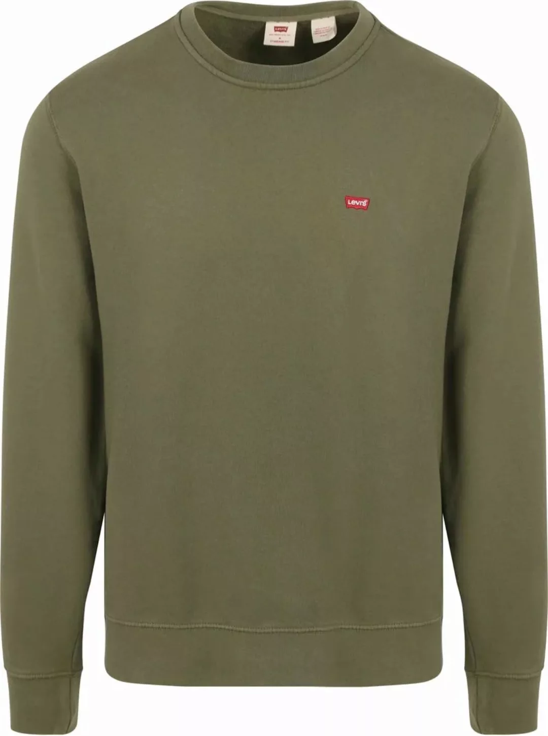 Levi's Sweater Logo Olivgrün - Größe L günstig online kaufen