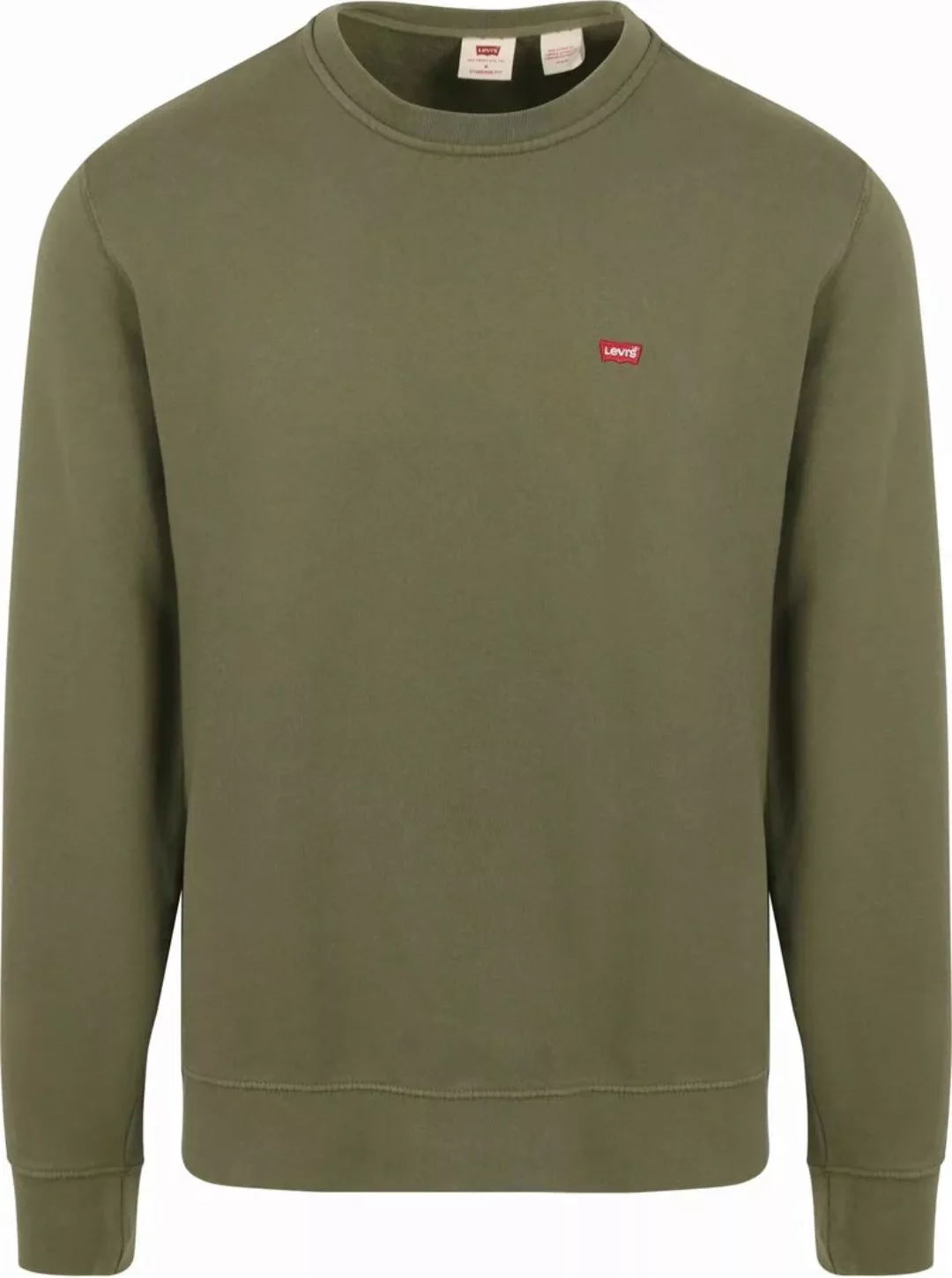 Levi's Sweater Logo Olivgrün - Größe XL günstig online kaufen