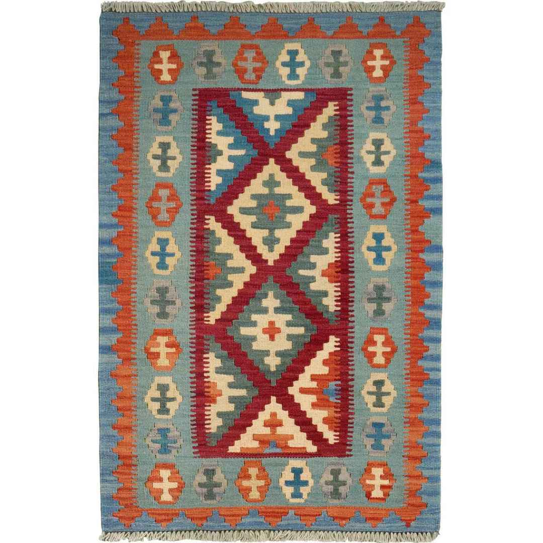 PersaTepp Teppich Kelim Gashgai multicolor B/L: ca. 83x129 cm günstig online kaufen