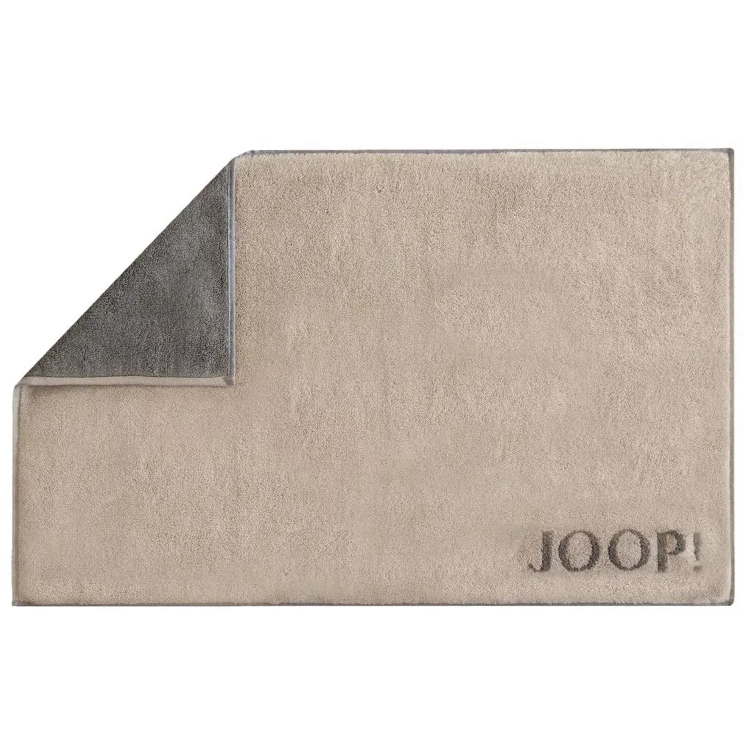 Joop! Badematte Duschvorleger Badvorleger 1600-037 Sand Graphit 50x80 günstig online kaufen