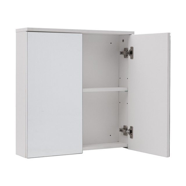 LIFEISLE Spiegelschrank Badezimmerschrank Breite 60 cm mit Ablageflächen günstig online kaufen