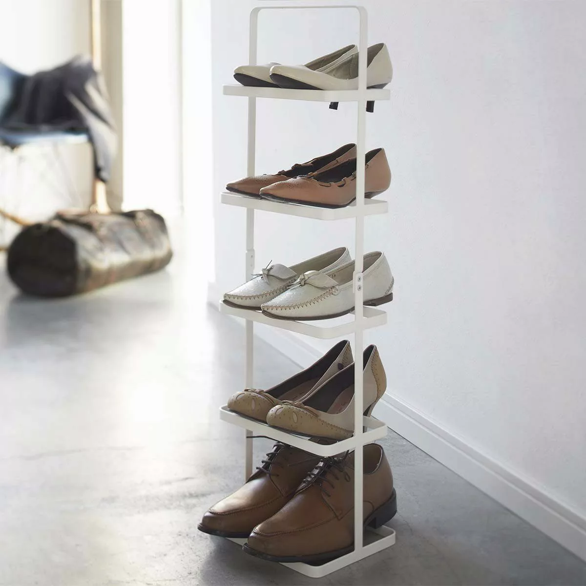 Yamazaki Schuhregal "Tower" aus Metall 22x77x14cm günstig online kaufen