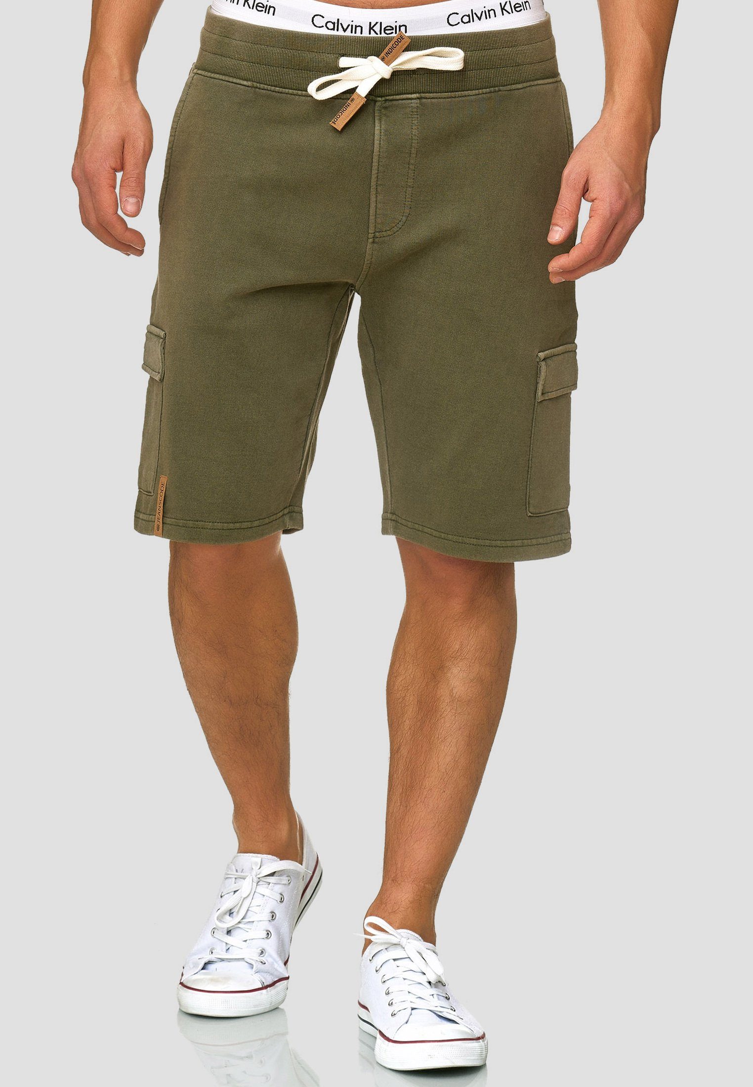 Indicode Sweatshorts White Rock aus 100 günstig online kaufen