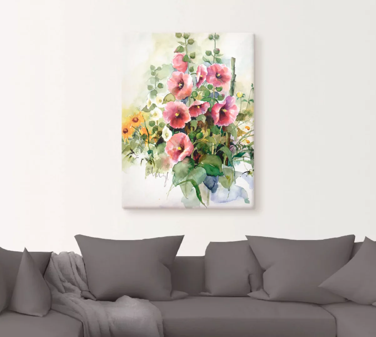 Artland Wandbild "Blumen Zusammenstellung I", Blumen, (1 St.), als Leinwand günstig online kaufen