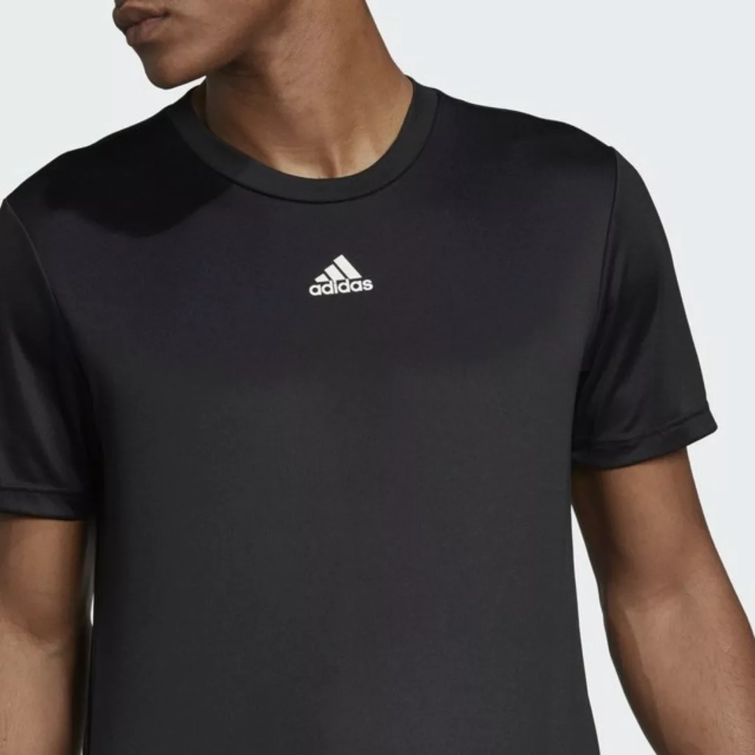 adidas Sportswear T-Shirt HIIT 3 Streifen Herren Trainins T-Shirt schwarz günstig online kaufen