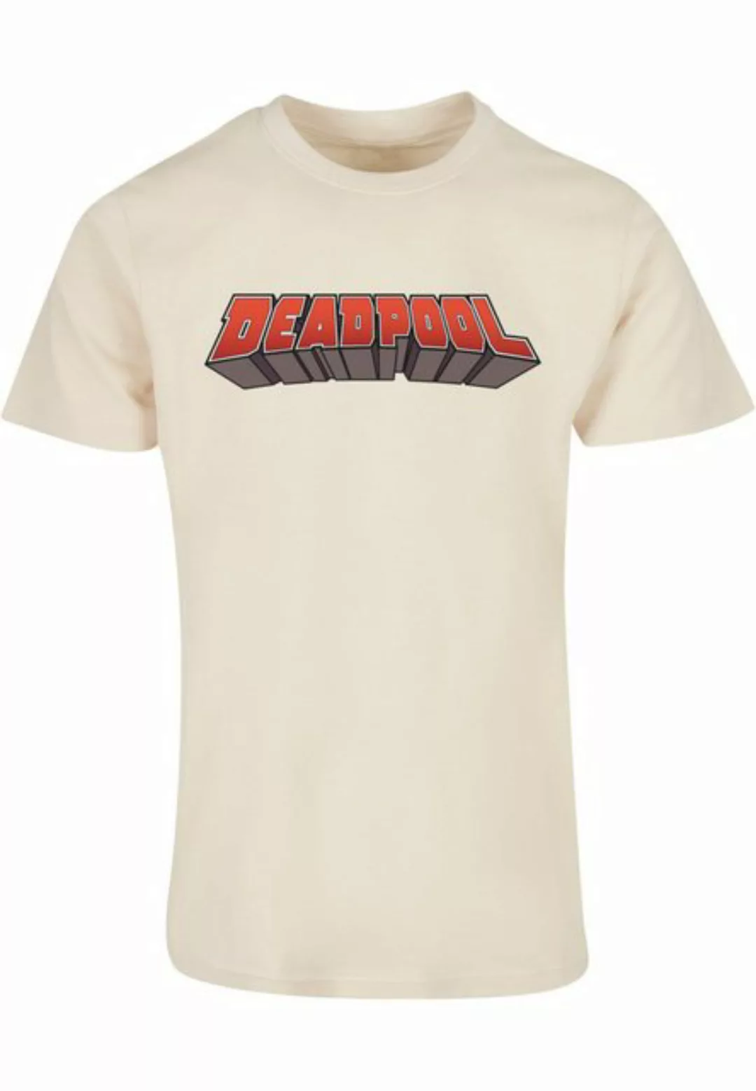 ABSOLUTE CULT T-Shirt ABSOLUTE CULT Herren Deadpool - Text Logo T-Shirt (1- günstig online kaufen