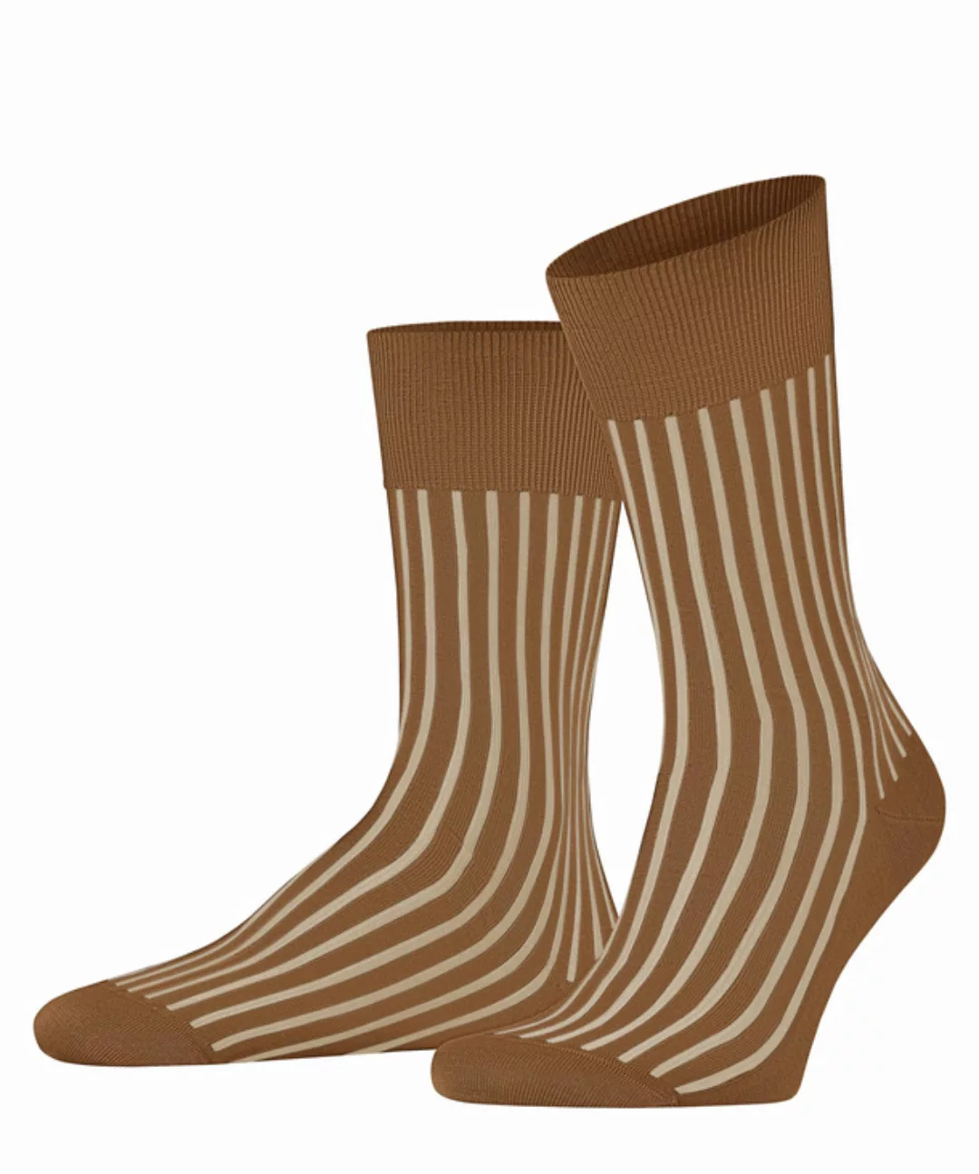 FALKE Shadow Herren Socken, 45-46, Braun, Rippe, Baumwolle, 14648-510706 günstig online kaufen