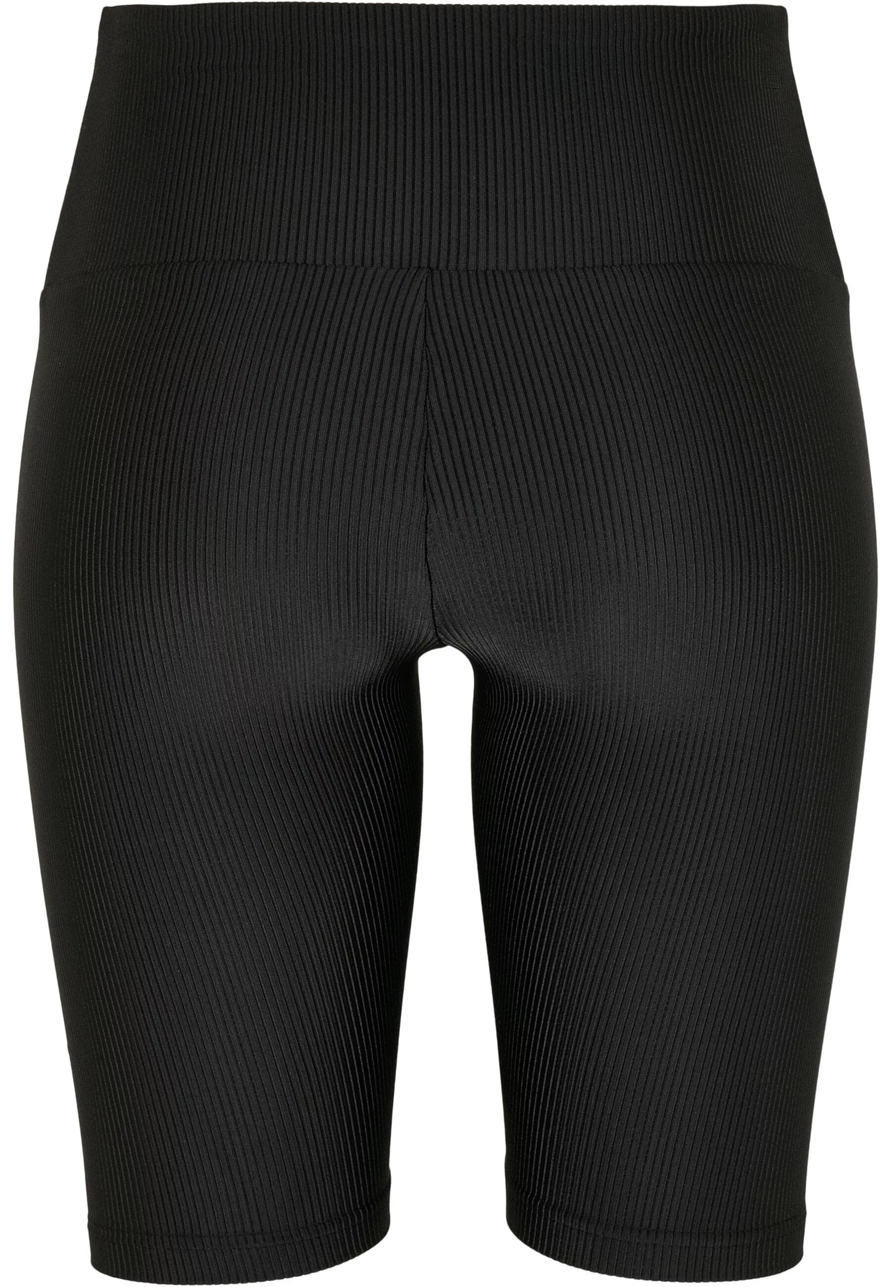 URBAN CLASSICS Stoffhose "Urban Classics Damen Ladies High Waist Shiny Rib günstig online kaufen