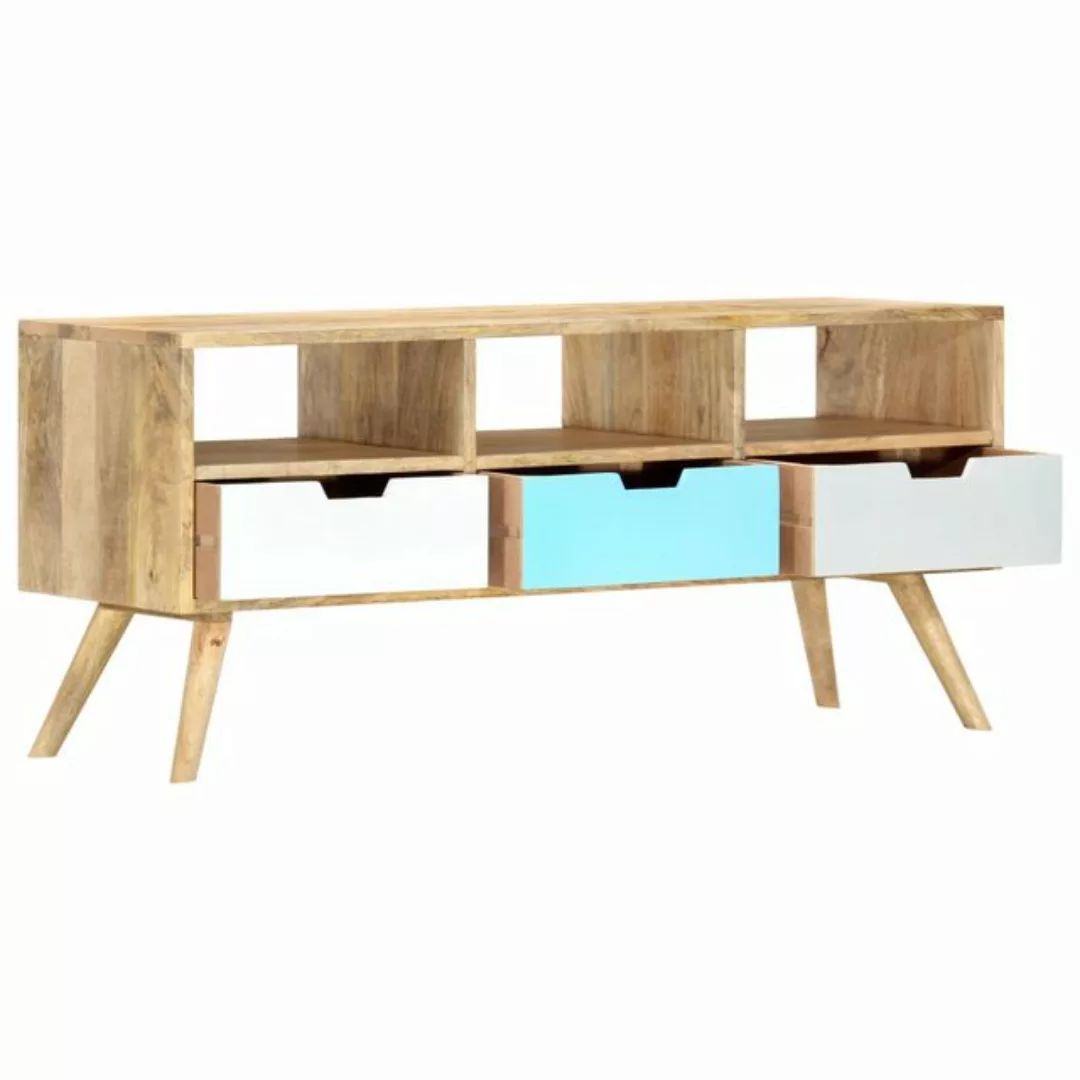 Tv-schrank 110×35×48 Cm Massivholz Mango günstig online kaufen