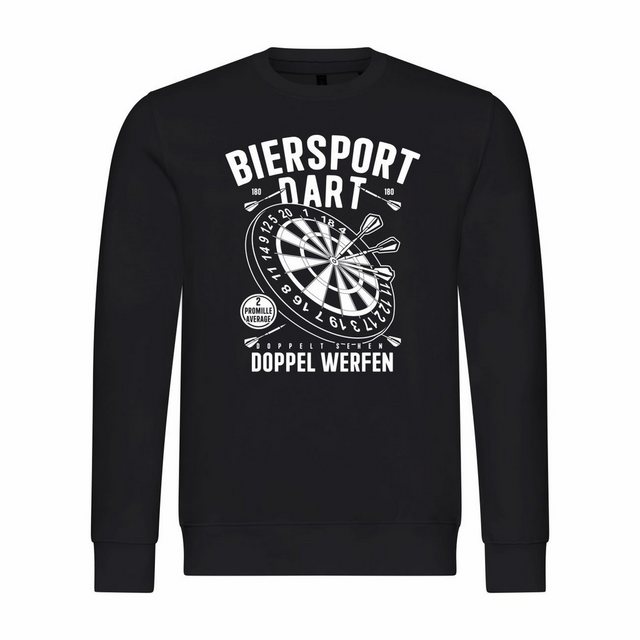 deinshirt Rundhalspullover Herren Sweatshirt Biersport Dart Mit Print Motiv günstig online kaufen