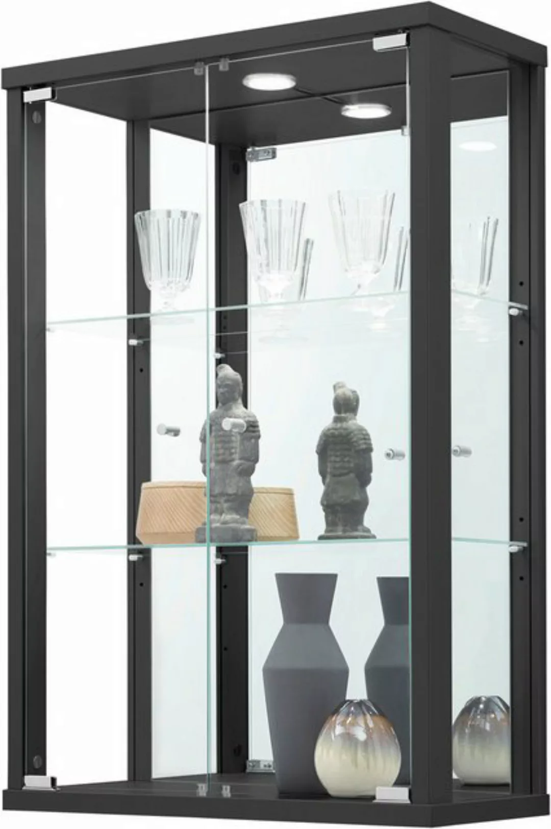 fif möbel Glasvitrine 56 x 85 x 25,2 cm (B/H/T) günstig online kaufen