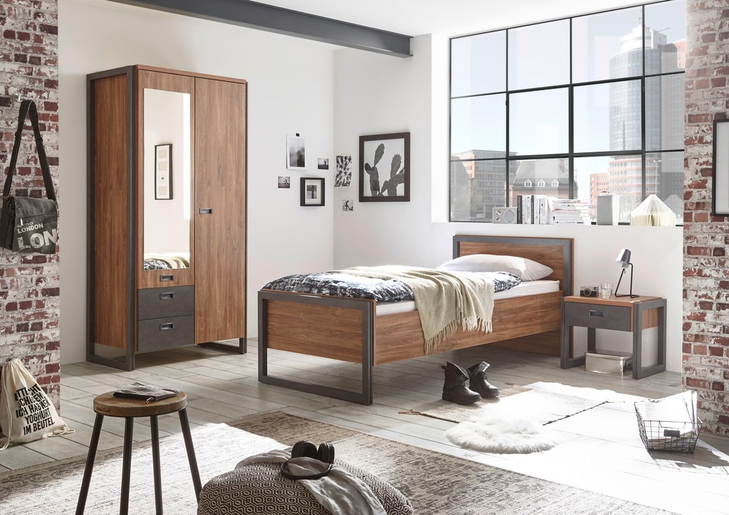 Home affaire Schlafzimmer-Set "Detroit", (Set, 3 tlg.) günstig online kaufen