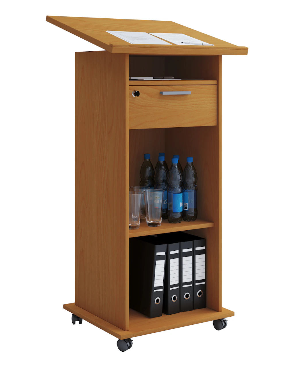 VCM Stehpult "VCM Holz mobiles Rednerpult  Maße ca. H. 108 bis 120 cm x B. günstig online kaufen