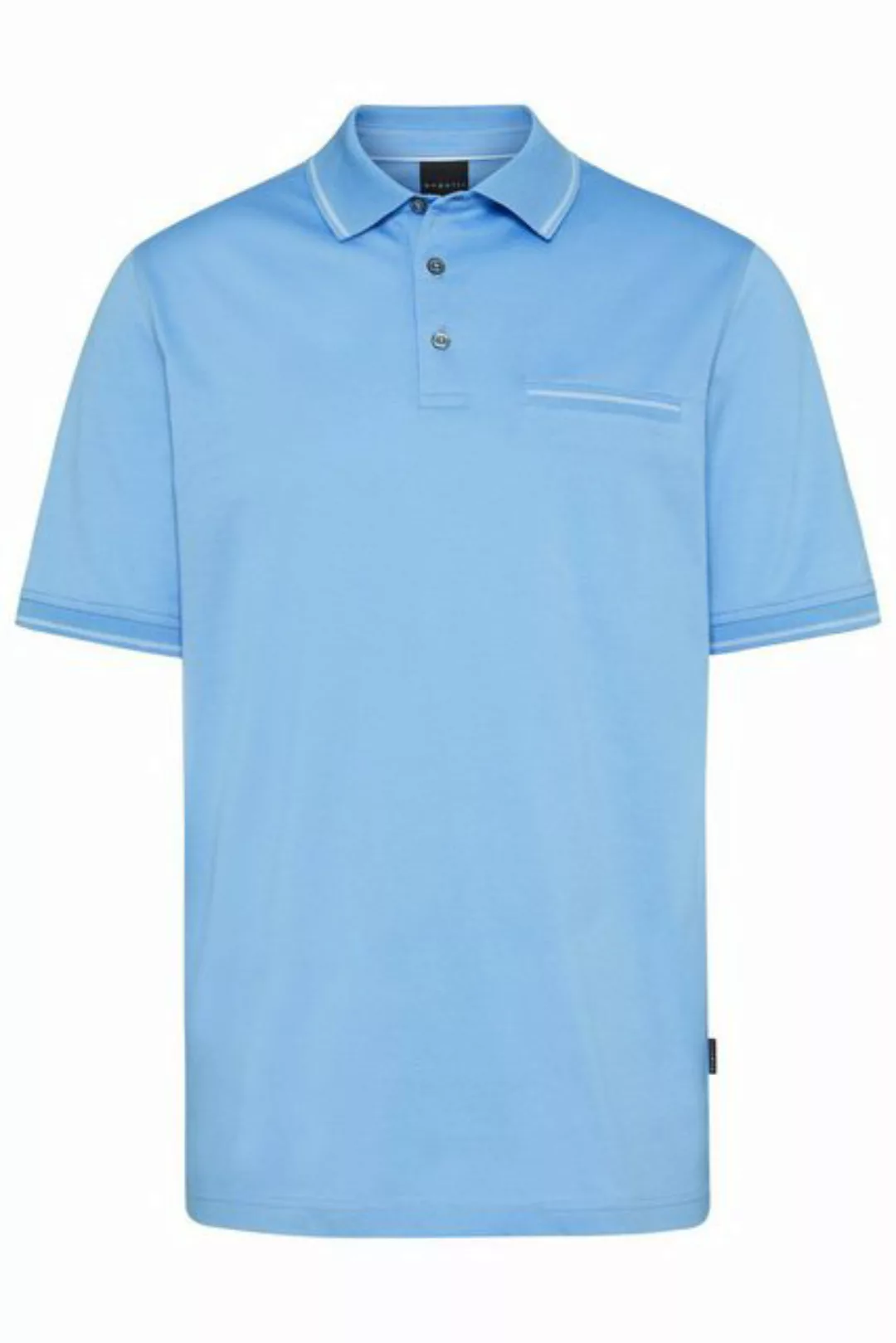 bugatti Poloshirt HERREN POLO 1/2 ARM, blaugrau günstig online kaufen