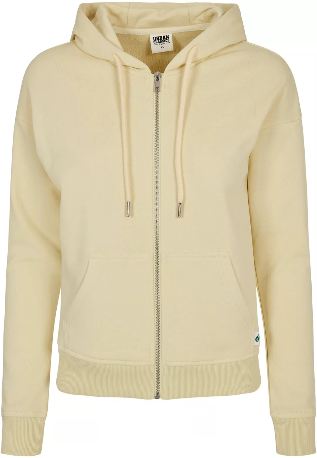 URBAN CLASSICS Sweatjacke "Urban Classics Damen Ladies Organic Terry Zip Ho günstig online kaufen