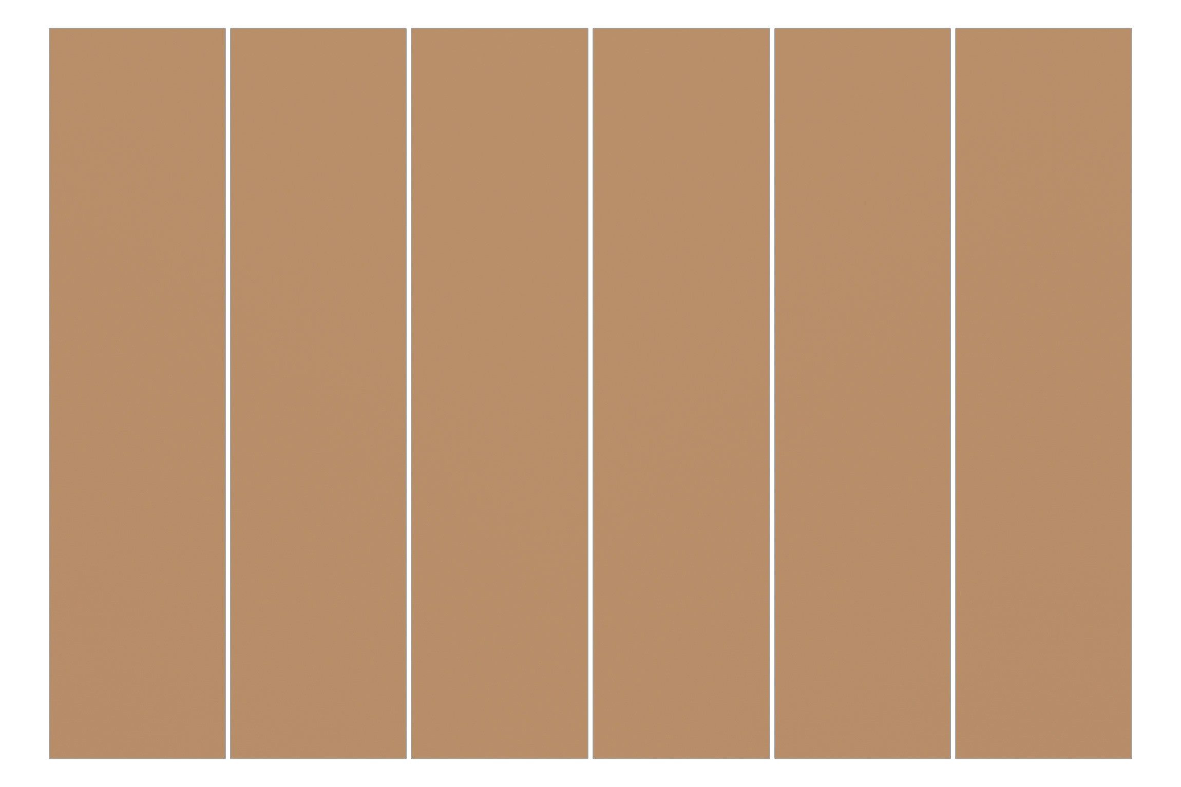 Bilderdepot24 Schiebegardine modern Flächenvorhang blickdicht Terracotta günstig online kaufen