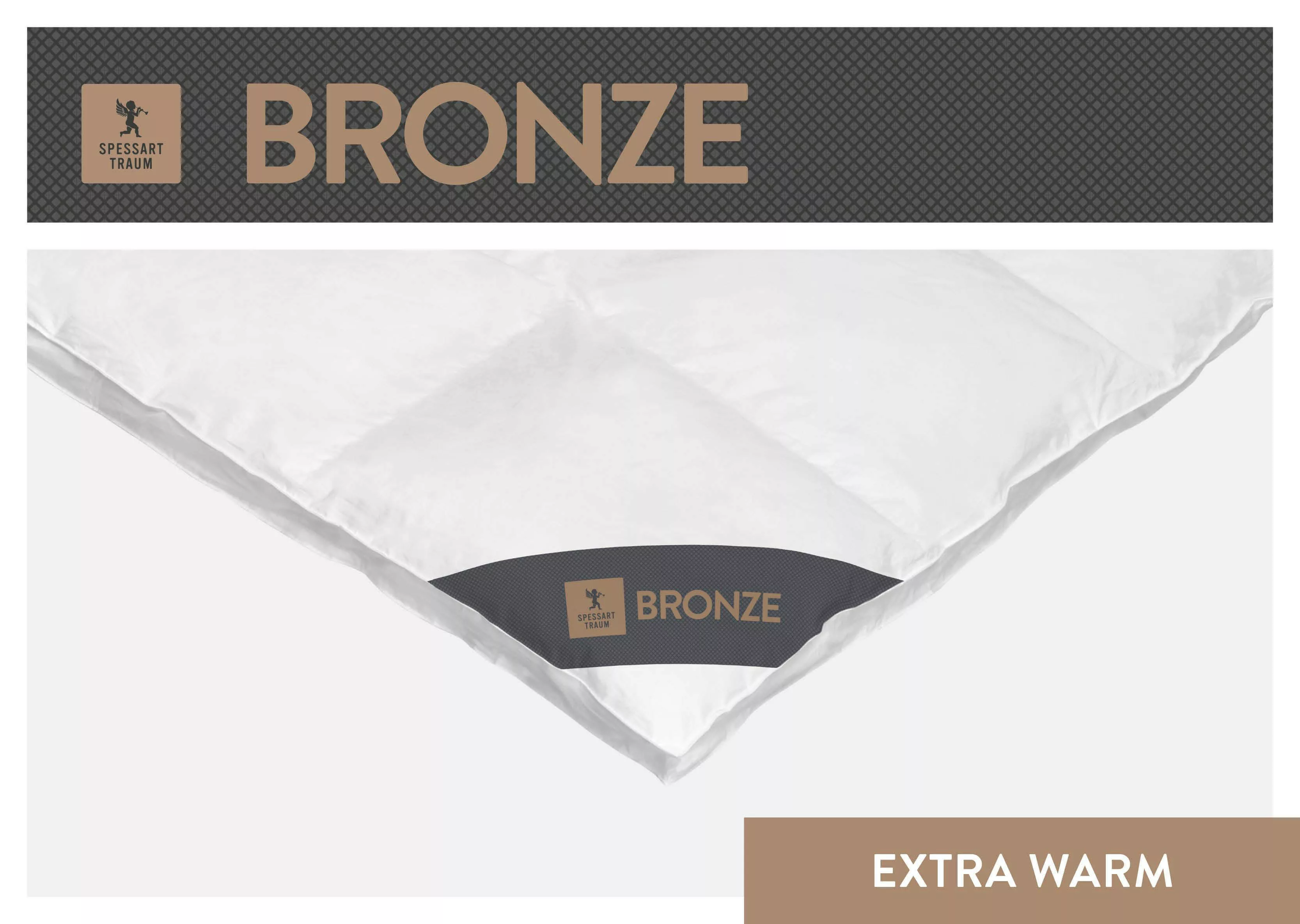 SPESSARTTRAUM Daunenbettdecke »Bronze«, extrawarm, Füllung 90% Daunen, 10% günstig online kaufen
