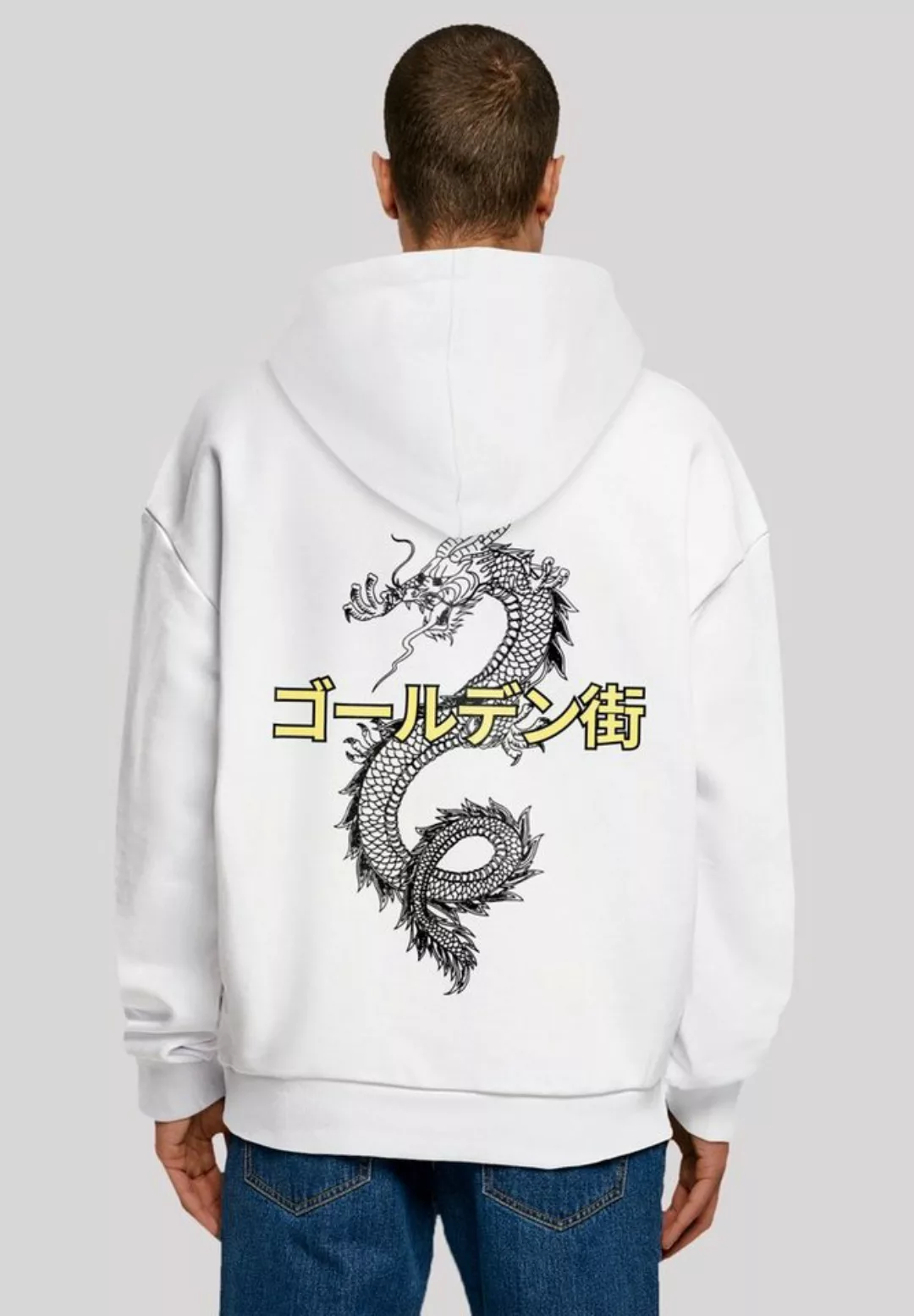 F4NT4STIC Kapuzenpullover "Drache Japan - Golden Gai", Print günstig online kaufen