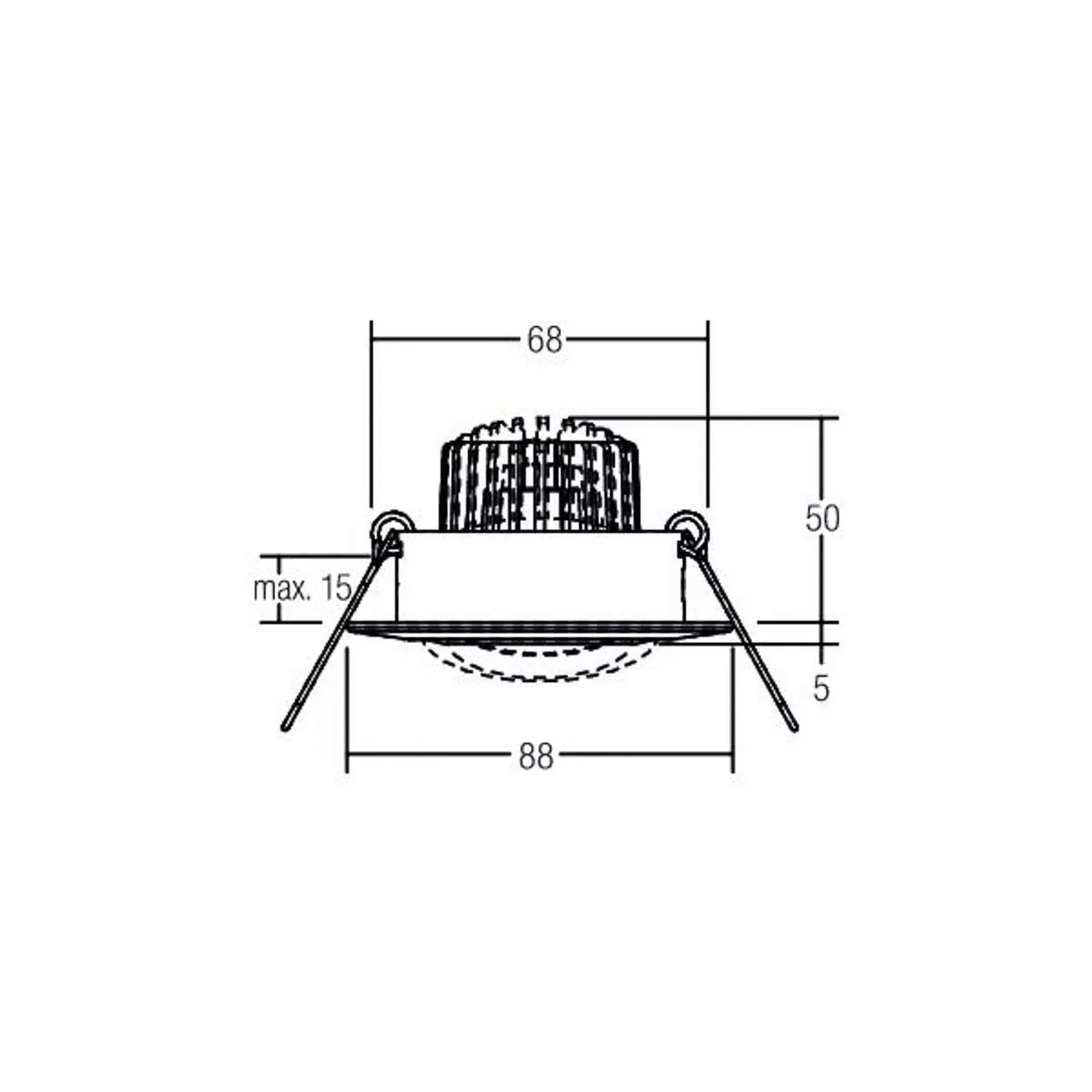 BRUMBERG Spot BB13 dim2warm RC-dim Anschlussbox strukturweiß günstig online kaufen