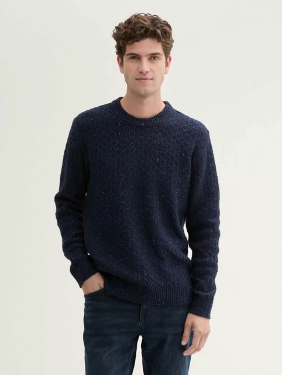 TOM TAILOR Strickpullover Strickpullover mit Struktur günstig online kaufen