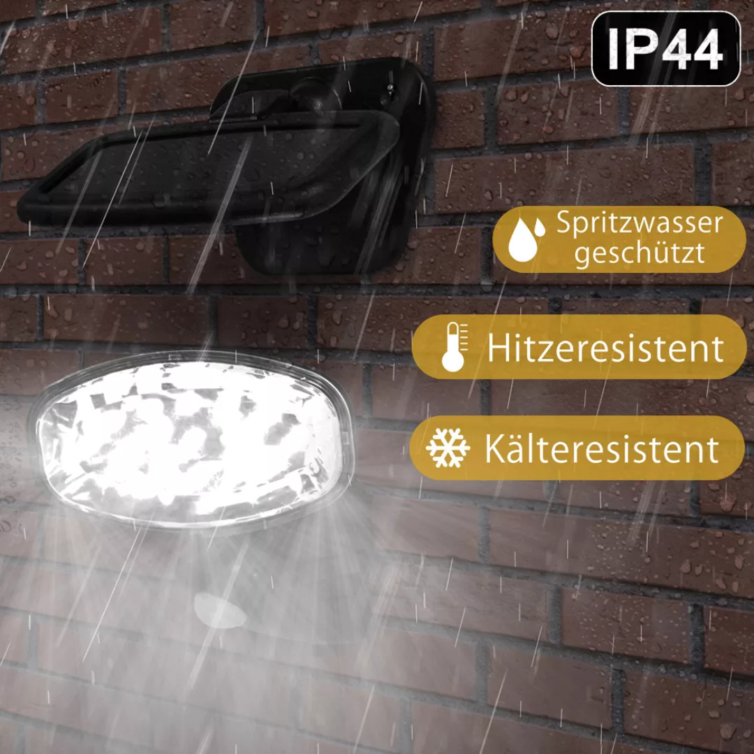 LED Solar-Wandlampe 2er-Set Bewegungsmelder günstig online kaufen