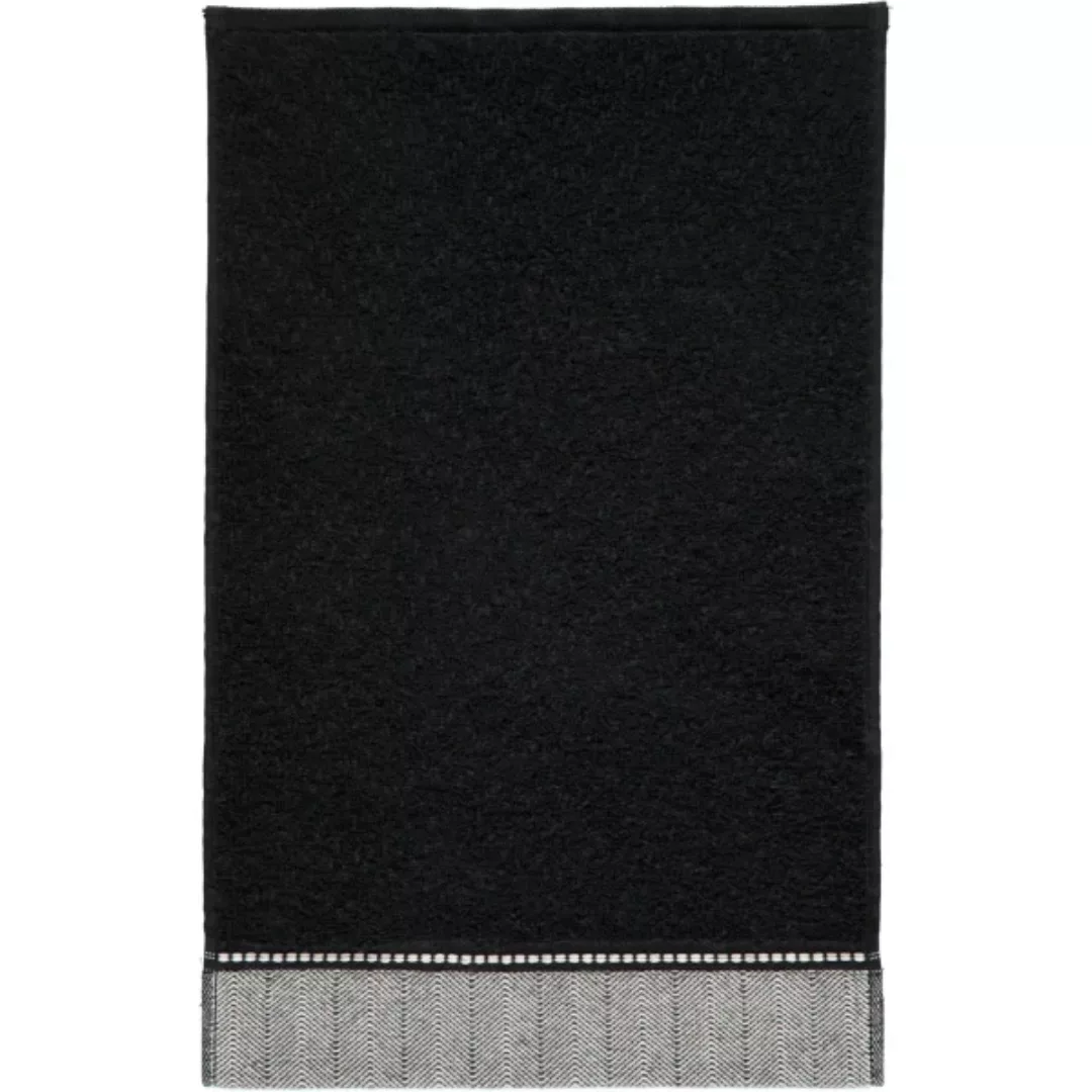 Möve Brooklyn Uni - Farbe: black - 199 (1-0669/8970) - Gästetuch 30x50 cm günstig online kaufen