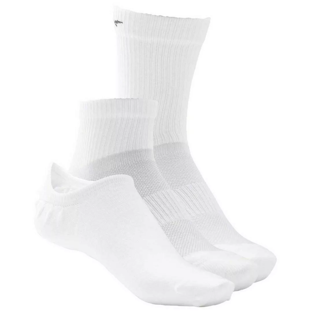 Reebok Training Essentials All Purpose Socken 3 Paare EU 43-45 White günstig online kaufen
