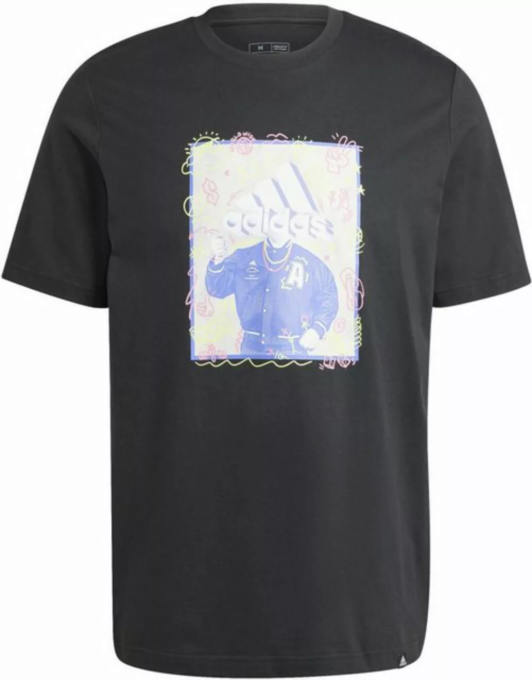 adidas Sportswear T-Shirt M DOODLE T NAVY günstig online kaufen