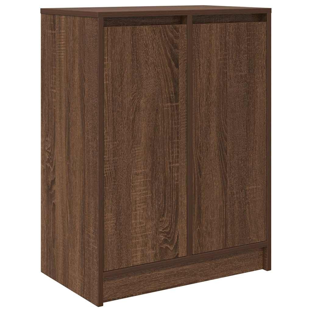 vidaXL Schuhregal Schuhregal Braun Eichen-Optik 57x34x76 günstig online kaufen