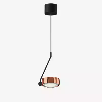 Occhio Sento Filo Var Up E Pendelleuchte LED, Kopf roségold/Body schwarz ma günstig online kaufen