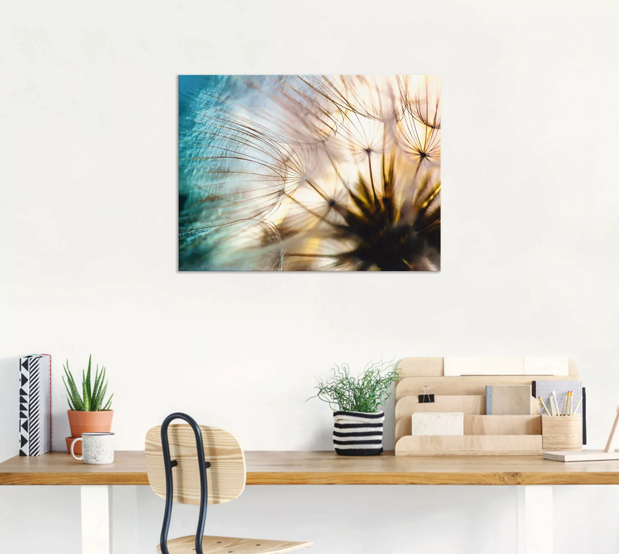 Artland Wandbild »Pusteblume Makro abstrakt«, Blumen, (1 St.) günstig online kaufen