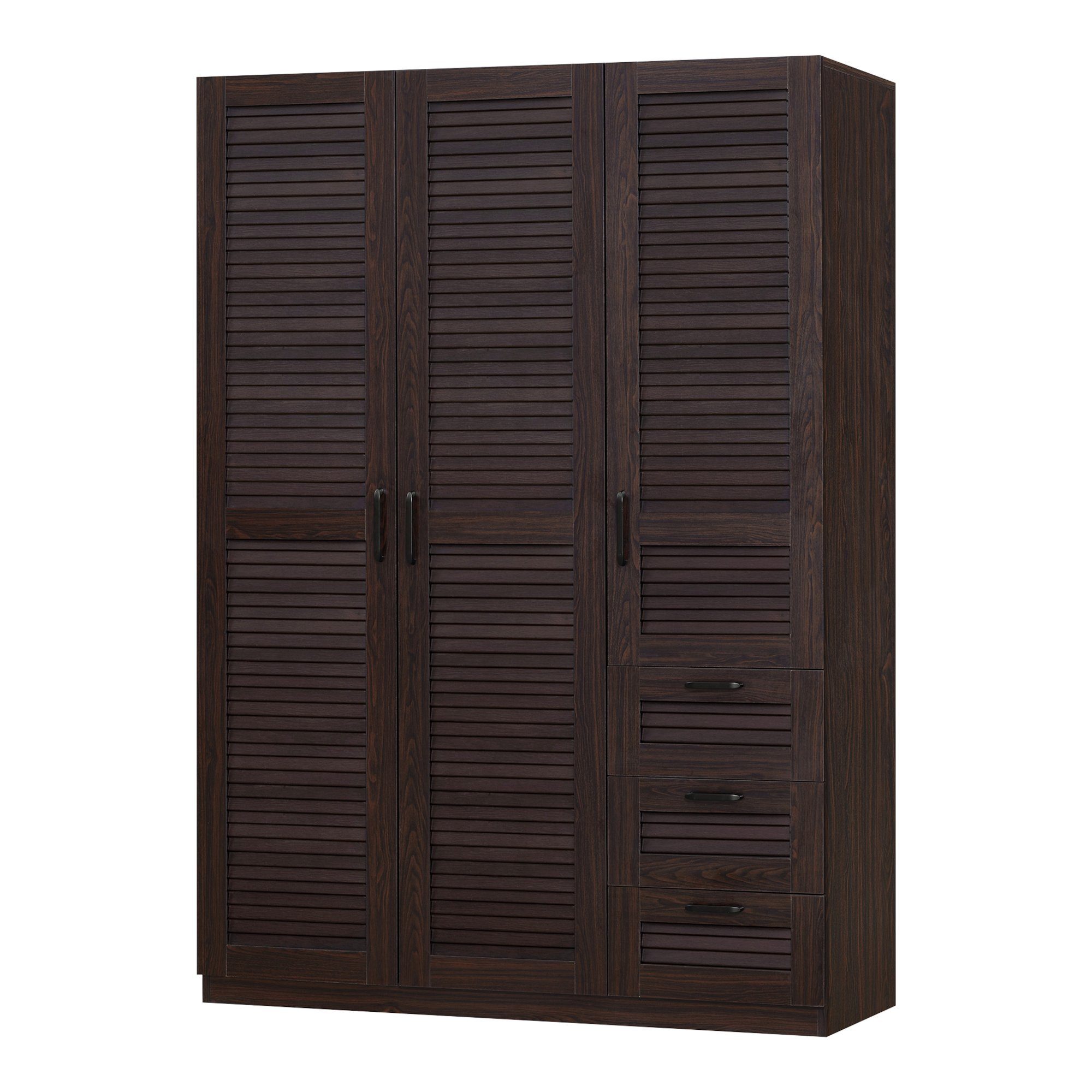 en.casa Kleiderschrank »Finning« 1 Stange, 4 günstig online kaufen