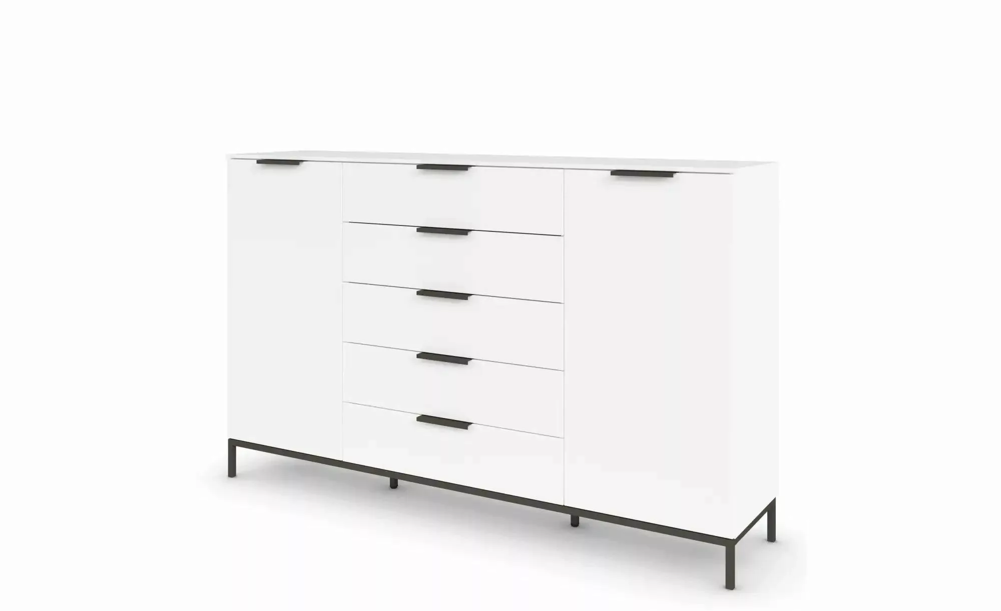 Highboard ¦ weiß ¦ Maße (cm): B: 180 H: 111 Kommoden & Sideboards > Highboa günstig online kaufen