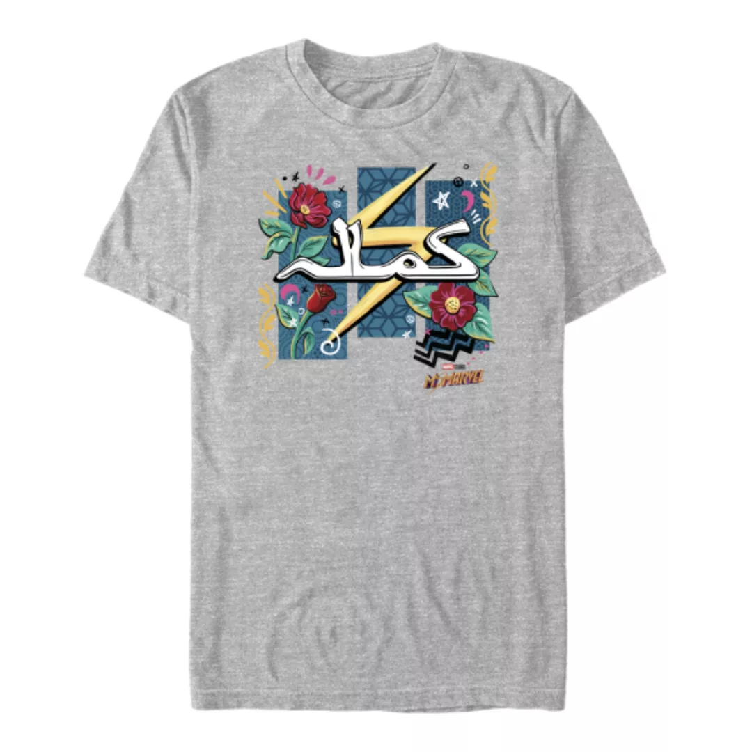 Marvel - Ms. Marvel - Logo Ms. Flowers and Bolt - Männer T-Shirt günstig online kaufen