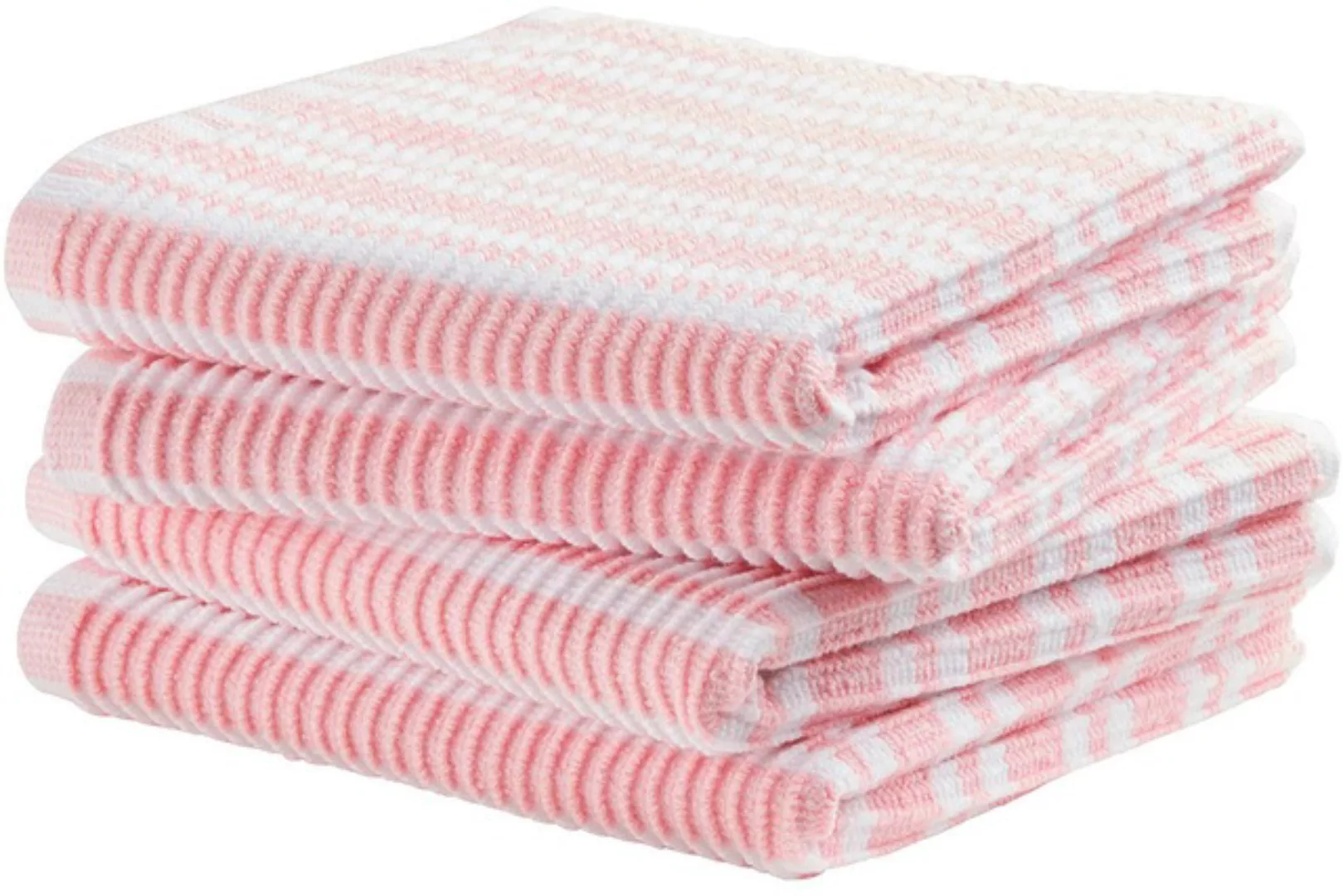 DDDDD Spültuch »Stripe, 30x30 cm, aus 100% Baumwolle«, (Set, 4 tlg.), mit l günstig online kaufen