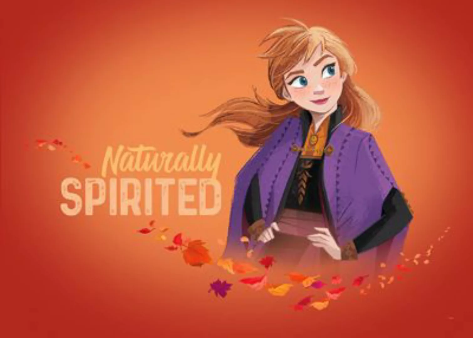 KOMAR Wandbild - Frozen 2 Anna Autumn Spirit - Größe: 70 x 50 cm mehrfarbig günstig online kaufen